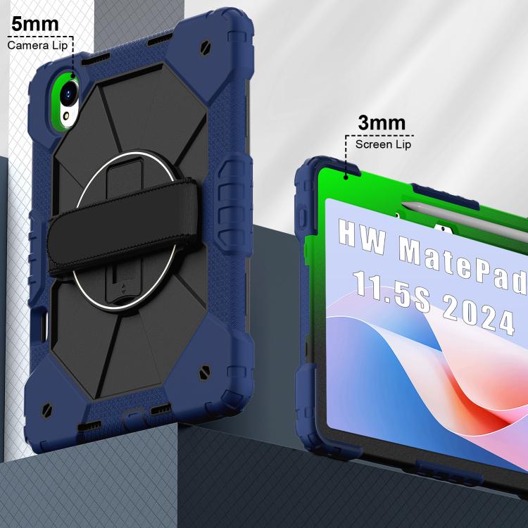 Contrast Color Robot Silicone Hybrid PC Tablet Case, For Huawei MatePad 11.5 S