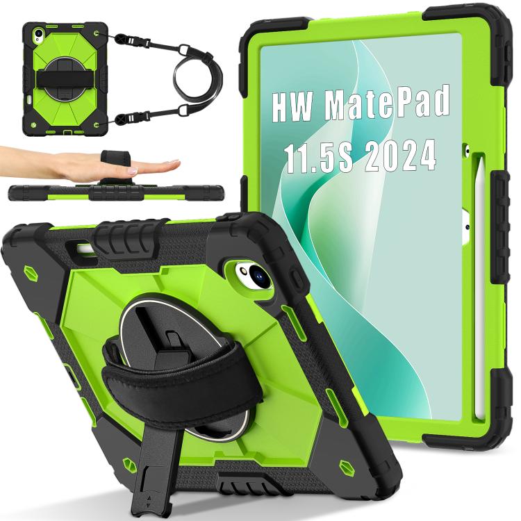Contrast Color Robot Silicone Hybrid PC Tablet Case, For Huawei MatePad 11.5 S