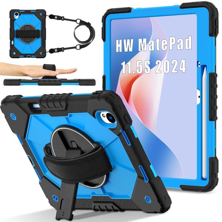 Contrast Color Robot Silicone Hybrid PC Tablet Case, For Huawei MatePad 11.5 S