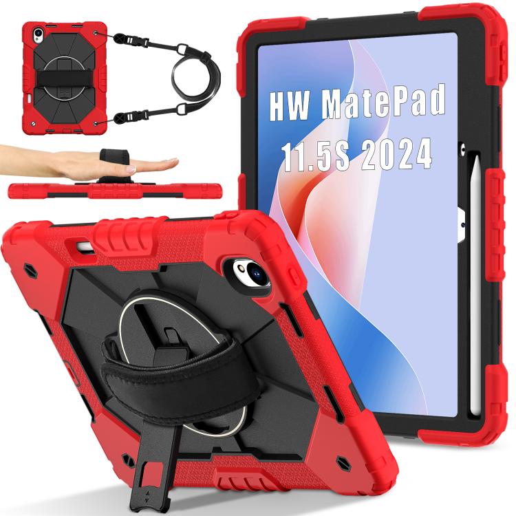 Contrast Color Robot Silicone Hybrid PC Tablet Case, For Huawei MatePad 11.5 S