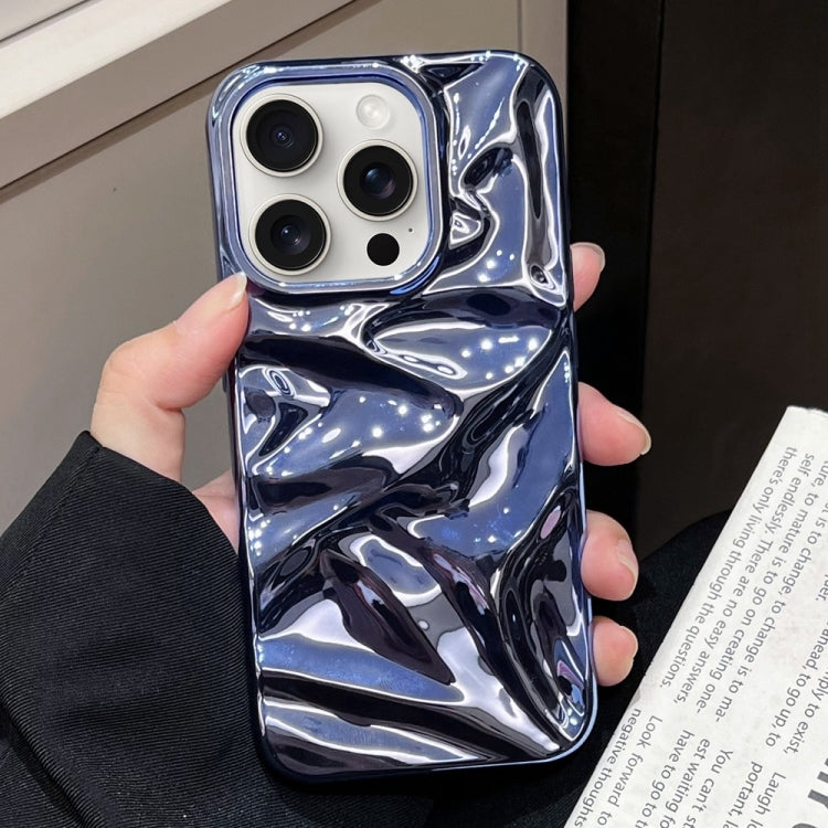 Water Ripple Electroplating Paint TPU Phone Case, For iPhone 16, For iPhone 15 Pro Max