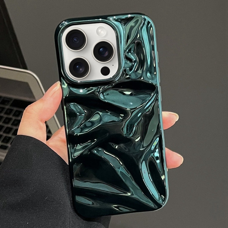 Water Ripple Electroplating Paint TPU Phone Case, For iPhone 16, For iPhone 15 Pro Max