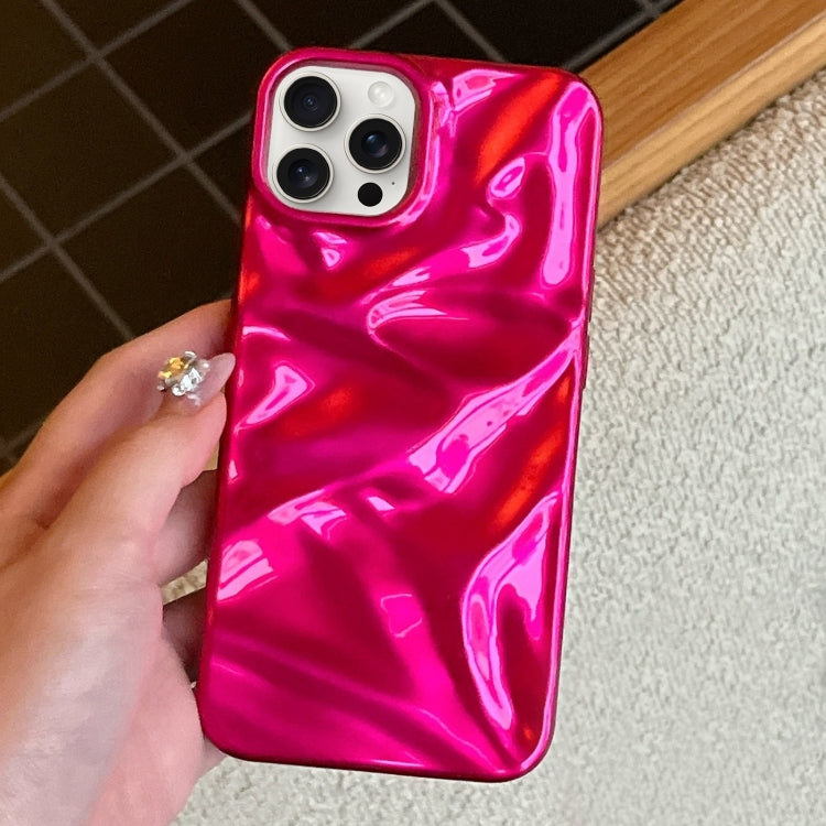 Water Ripple Electroplating Paint TPU Phone Case, For iPhone 16, For iPhone 15 Pro Max