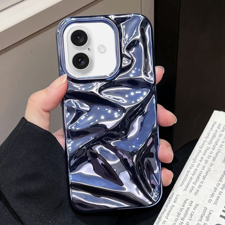 Water Ripple Electroplating Paint TPU Phone Case, For iPhone 16, For iPhone 15 Pro Max