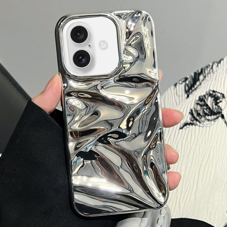 Water Ripple Electroplating Paint TPU Phone Case, For iPhone 16, For iPhone 15 Pro Max