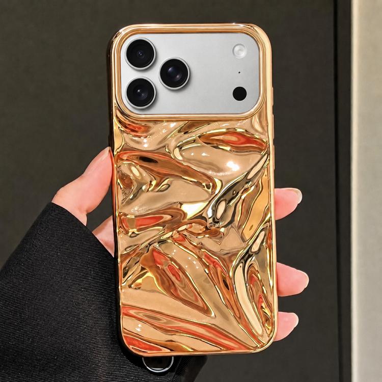 Water Ripple Electroplating Paint TPU Phone Case, For iPhone 17 Pro Max, For iPhone 17 Pro