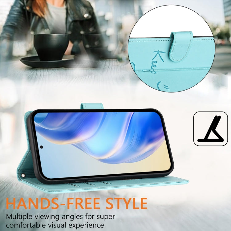Smile Embossing RFID Leather Phone Case, For Blackview Wave 6C, For Blackview Shark 8, For Blackview A53, For Blackview A52