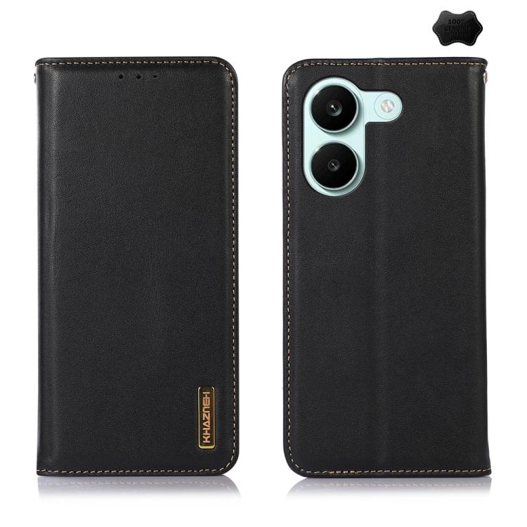 KHAZNEH Nappa Top Layer Cowhide Leather Phone Case, For Redmi Note 15 5G Global 164mm, For Redmi K90 Pro Max/Poco F8 Ultra, For Redmi Note 15 Pro 4G Global 163.2mm, For Redmi K90/Poco F8 Pro, For Redmi Note 15 Pro 5G Global 163.6mm, For Redmi 13X