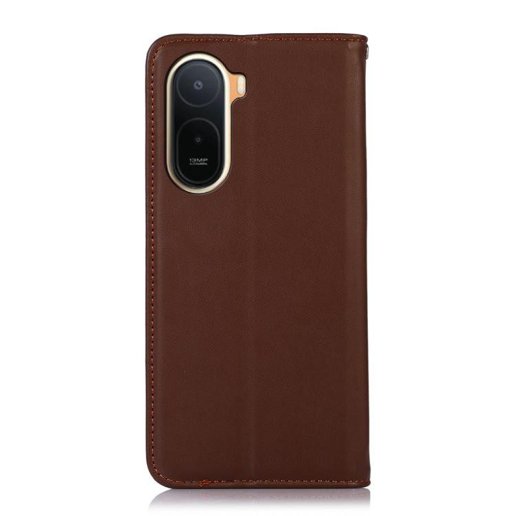 KHAZNEH Nappa Top Layer Cowhide Leather Phone Case, For Redmi Note 15 5G Global 164mm, For Redmi K90 Pro Max/Poco F8 Ultra, For Redmi Note 15 Pro 4G Global 163.2mm, For Redmi K90/Poco F8 Pro, For Redmi Note 15 Pro 5G Global 163.6mm, For Redmi 13X