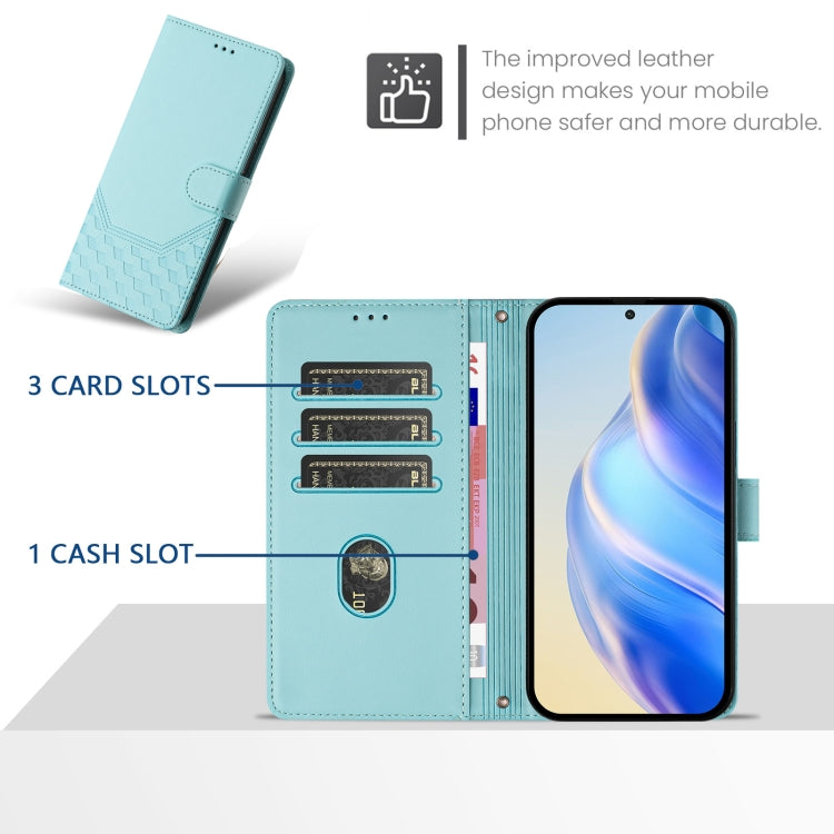 Honeycomb Embossing RFID Leather Phone Case, For TCL 30 XE 5G, For TCL 20R