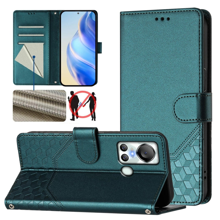 Honeycomb Embossing RFID Leather Phone Case, For itel A60 / A60s, For itel S23+, For itel S23 S665L, For itel S18