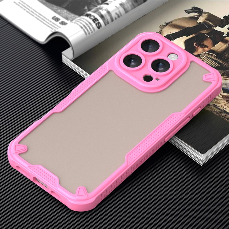 Armor Glaze PC Hybrid TPU Phone Case, For iPhone 16 Pro, For iPhone 16 Plus, For iPhone 16, For iPhone 15 Pro Max