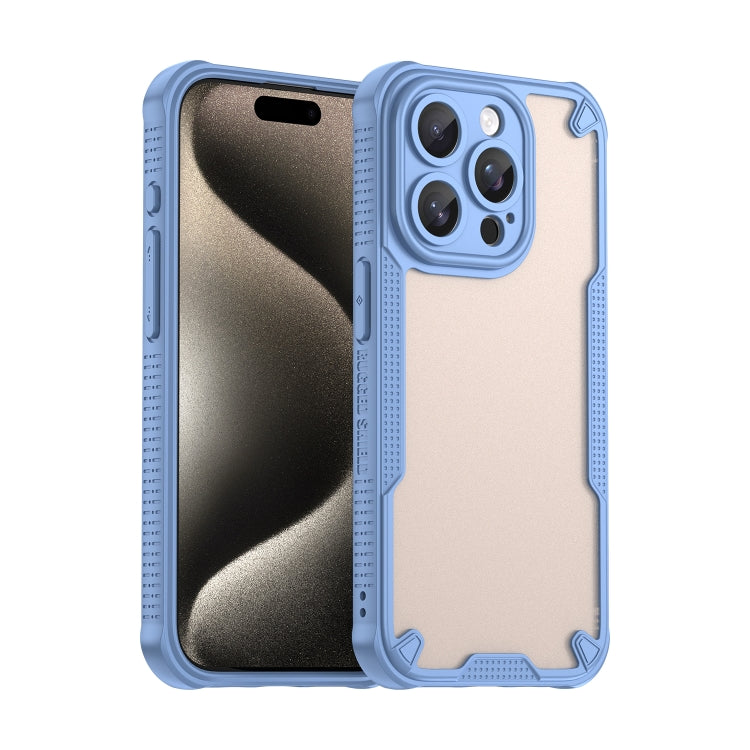 Armor Glaze PC Hybrid TPU Phone Case, For iPhone 16 Pro, For iPhone 16 Plus, For iPhone 16, For iPhone 15 Pro Max