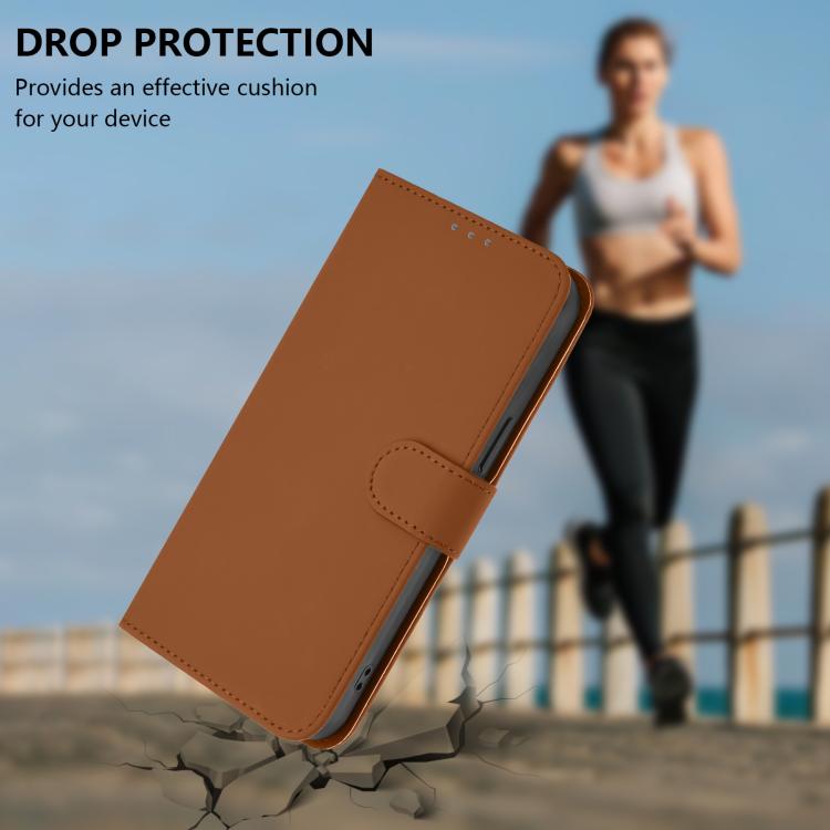 Skin Feel Solid Color Leather Phone Case with Lanyard, For Honor X9c Smart Global