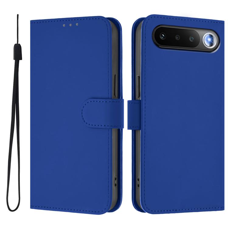 Skin Feel Solid Color Leather Phone Case with Lanyard, For Realme 16 5G Global