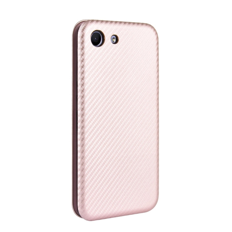 Carbon Fiber Texture Magnetic Horizontal Flip TPU + PC + PU Leather Case with Card Slot, For Sony Xperia Ace, For Sony Xperia 1 II, For Sony Xperia 1, For Sony Xperia 5