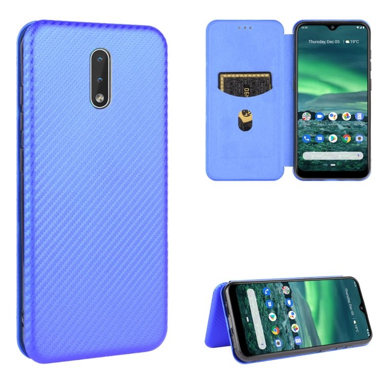 Carbon Fiber Texture Magnetic Horizontal Flip TPU + PC + PU Leather Case with Card Slot, For Nokia 2.3, For Nokia 7.2 & 6.2, For TCL 10 Pro, For TCL 10 Lite