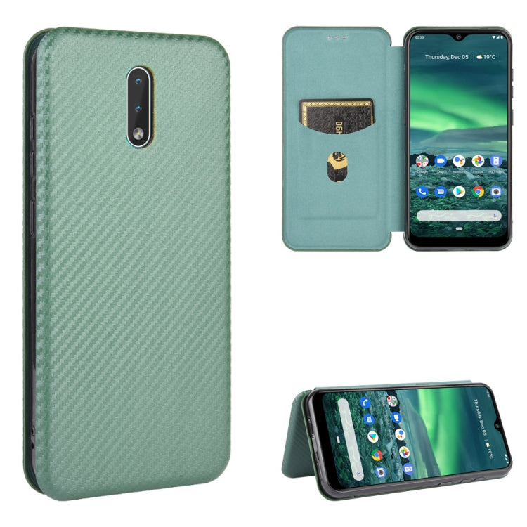 Carbon Fiber Texture Magnetic Horizontal Flip TPU + PC + PU Leather Case with Card Slot, For Nokia 2.3, For Nokia 7.2 & 6.2, For TCL 10 Pro, For TCL 10 Lite