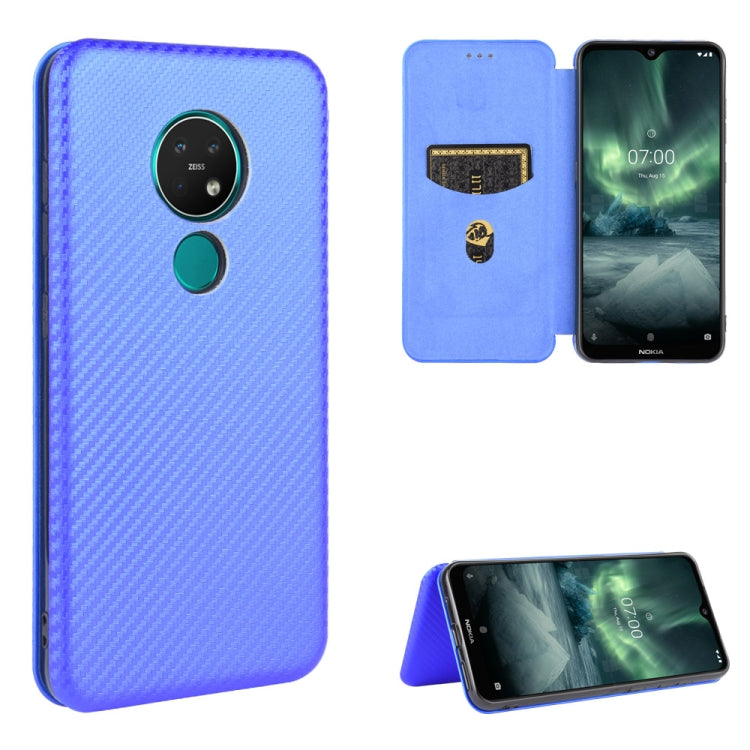 Carbon Fiber Texture Magnetic Horizontal Flip TPU + PC + PU Leather Case with Card Slot, For Nokia 2.3, For Nokia 7.2 & 6.2, For TCL 10 Pro, For TCL 10 Lite