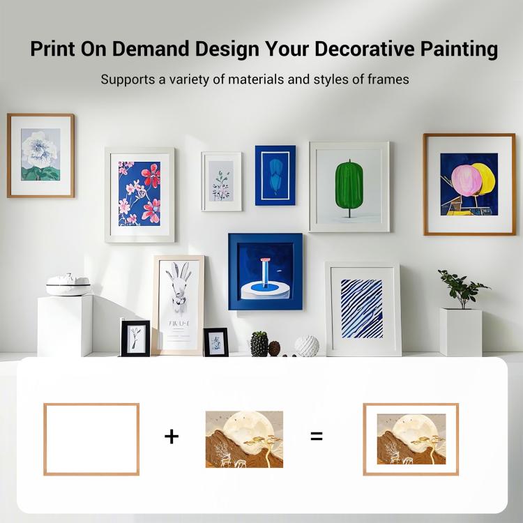 Graffiti Decorative Painting with PS Frame Print On Your Demand, 15x20cm, 20x20cm, 30x30cm, 40x40cm, 50x50cm, 60x60cm, 70x70cm, 80x80cm, 90x90cm