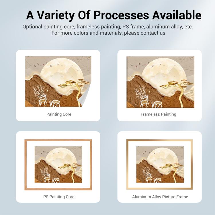 Abstract Leaves Decorative Painting with PS Frame Print On Your Demand, 15x20cm, 20x20cm, 30x30cm, 40x40cm, 50x50cm, 60x60cm, 70x70cm, 80x80cm, 90x90cm