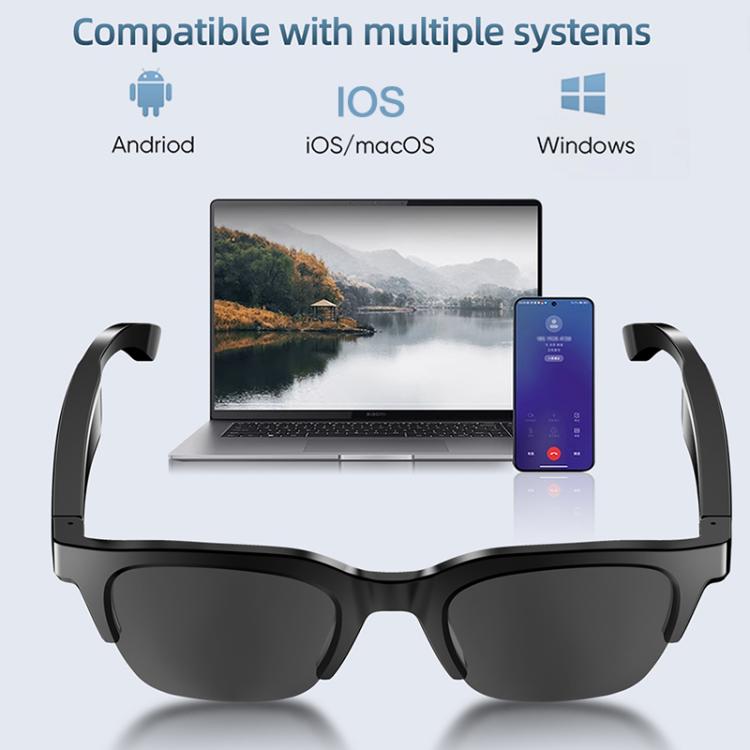 E60 Smart Audio Bluetooth Glasses with ENC Noise Reduction