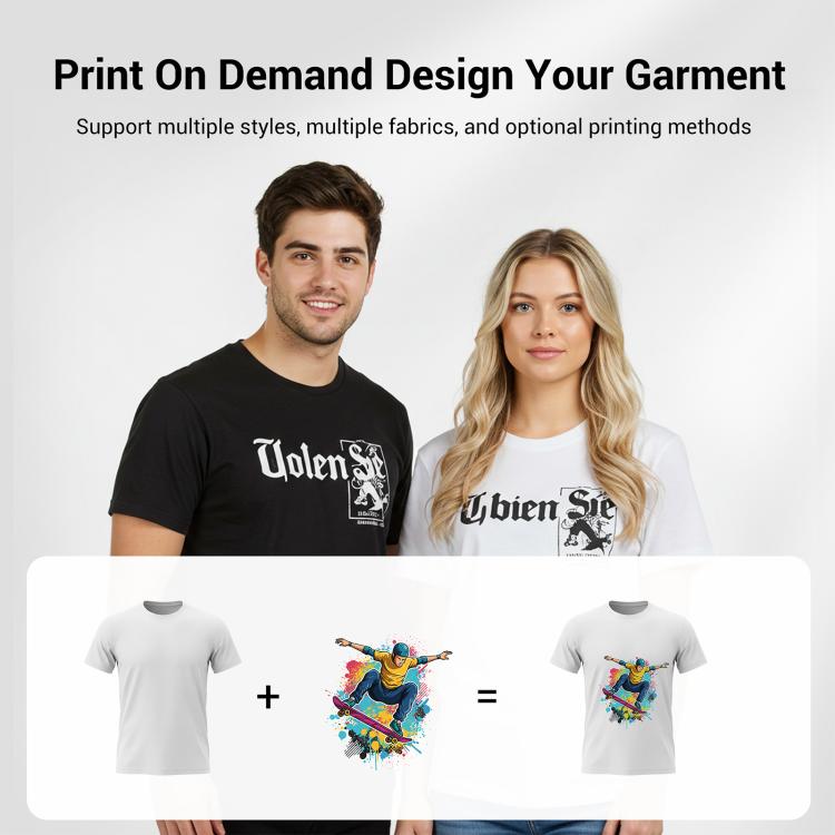 JOY CUSTOM Printed Fleece Hooded Sweatshirt Print On Your Demand, XS, S, M, L, XL, XXL, XXXL