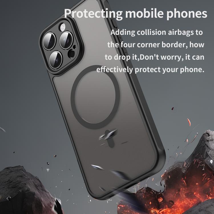 Fan Dun Series TPU Hybrid PC Frosted Magsafe Phone Case, For iPhone 15 Pro Max, For iPhone 15 Pro, For iPhone 15 Plus, For iPhone 15, For iPhone 14 Plus, For iPhone 14