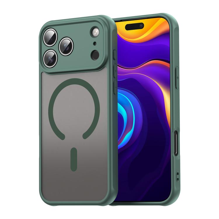 Fan Dun Series TPU Hybrid PC Frosted Magsafe Phone Case, For iPhone 18, For iPhone 18 Pro, For iPhone 18 Pro Max, For iPhone 17e / 16e, For iPhone 17 Pro Max, For iPhone 17 Pro