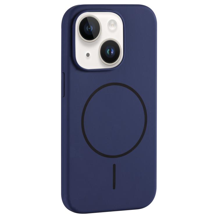 Large Hole Camera MagSafe Liquid Silicone Full Coverage Phone Case, For iPhone 14 Plus, For iPhone 14