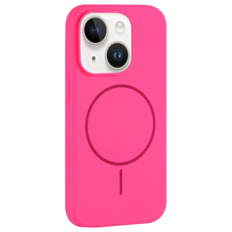 Large Hole Camera MagSafe Liquid Silicone Full Coverage Phone Case, For iPhone 14 Plus, For iPhone 14