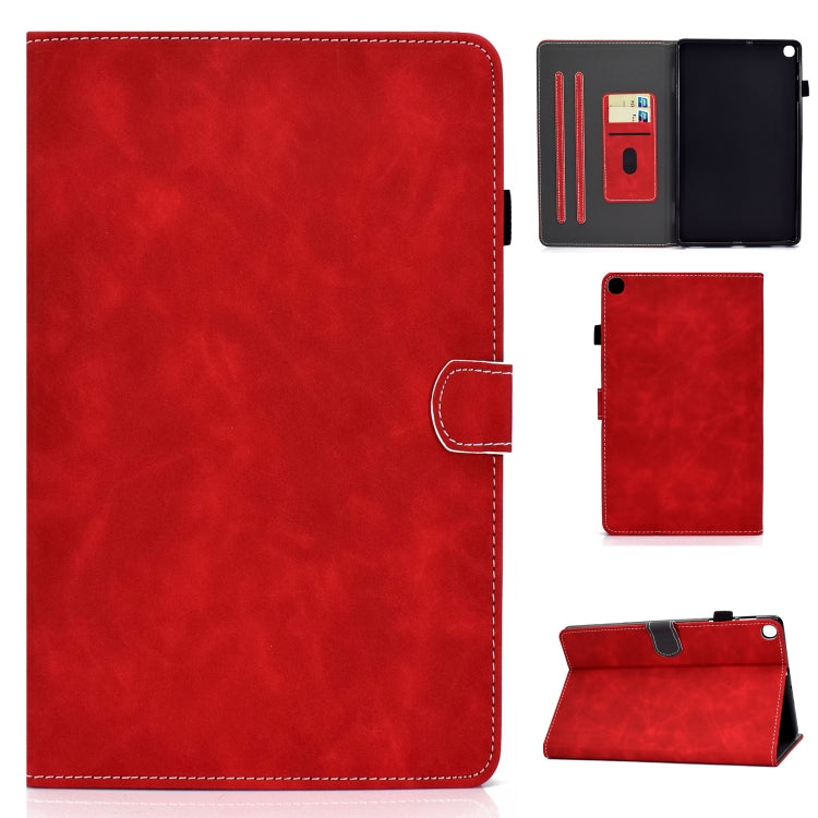 Cowhide Texture Horizontal Flip Leather Case with Holder & Card Slots, For Samsung Galaxy Tab A7 10.4 2020 T500