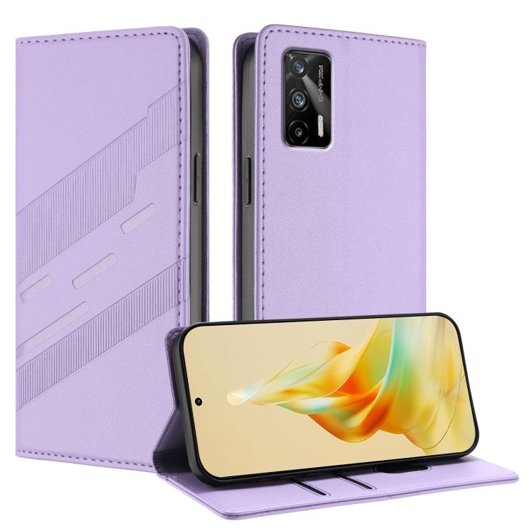 Embossed Multi-functional Wallet Retro Leather Phone Case, For Realme 8 5G, For Realme V11 5G, For Realme GT 5G