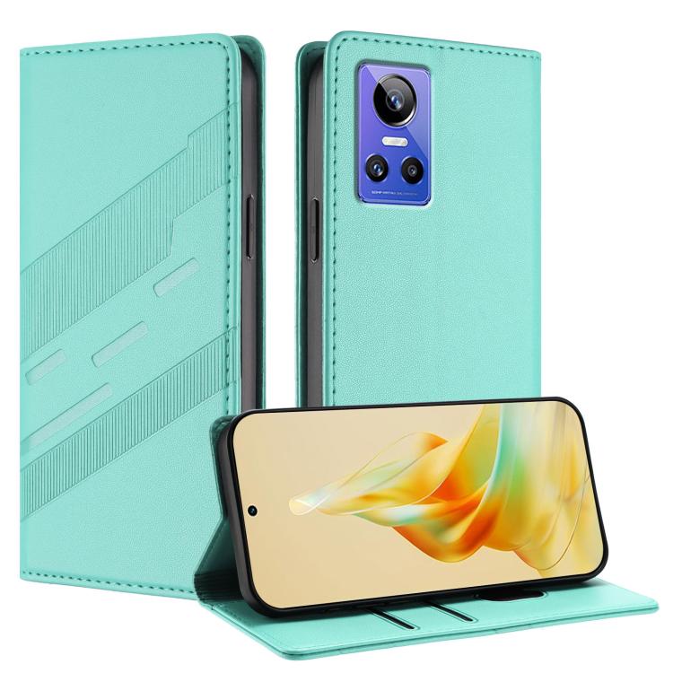 Embossed Multi-functional Wallet Retro Leather Phone Case, For Realme V23, For Realme GT Neo3, For Realme 9 Pro+