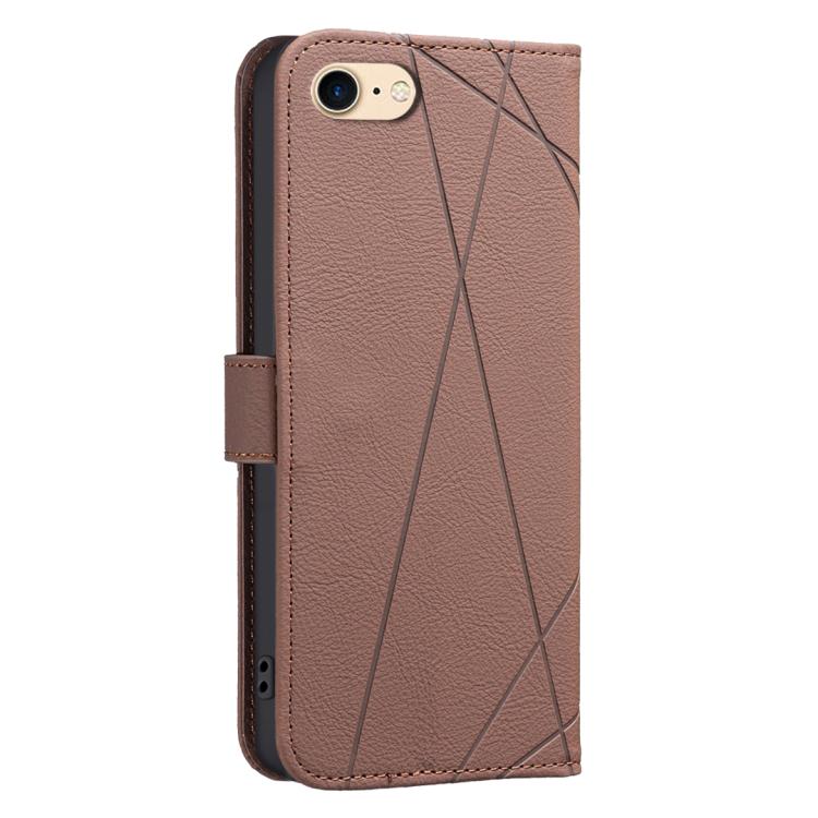Geometric Pattern RFID Leather Phone Case, For iPhone 6 / 7 / 8 / SE, For iPhone 13 Pro Max, For iPhone 13 Pro, For iPhone 12 / 12 Pro