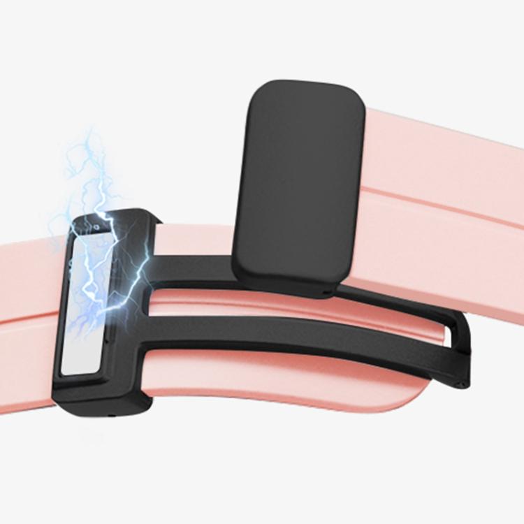 xDfind Solid Color Magnetic Buckle Silicone Watch Band, For Apple Watch 46mm / 49mm / 45mm / 44mm, For Apple Watch 42mm / 41mm / 40mm / 38mm