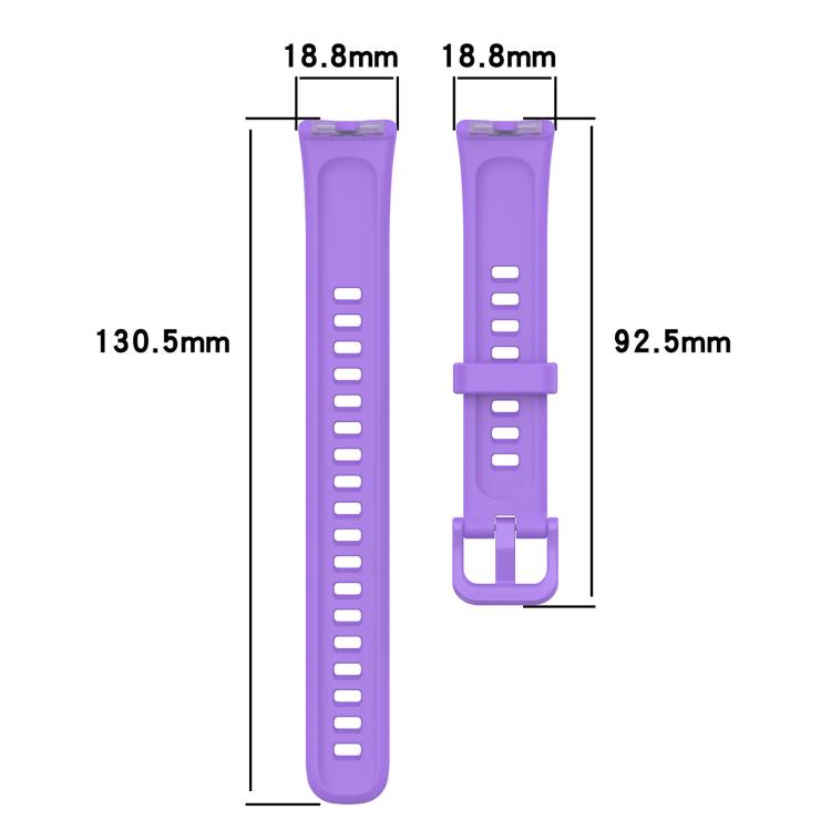 xDfind Nail Button Glossy Silicone Watch Band, For Huawei Band 10 / 9 / 8
