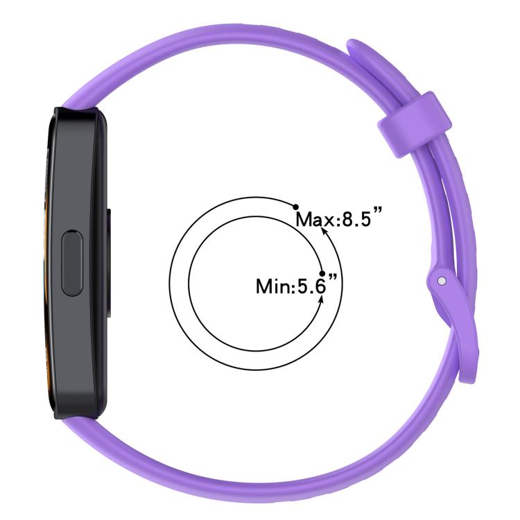 xDfind Nail Button Glossy Silicone Watch Band, For Huawei Band 10 / 9 / 8