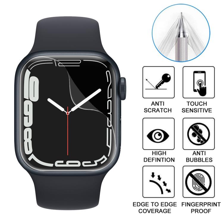 5pcs xDfind Soft Hydrogel Film Full Cover Front Protector, For Apple Watch Series 6&SE&5&4 44mm, For Apple Watch Series 6&SE&5&4 40mm, For Apple Watch Series 11 / 10 46mm, For Apple Watch Ultra 3 / 2 / 1 49mm, For Apple Watch Series 9 / 8 / 7 45mm     ...