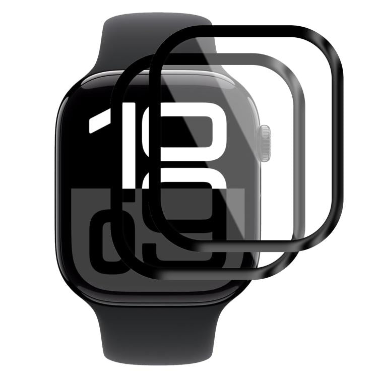 2pcs xDfind Curved 3D Composite Material Soft Film Screen Protector, For Apple Watch Ultra 4 / 3 / 2 / 1 49mm, For Apple Watch Series 6&SE&5&4 44mm, For Apple Watch Series 6&SE&5&4 40mm, For Apple Watch Series 11 / 10 46mm                              ...