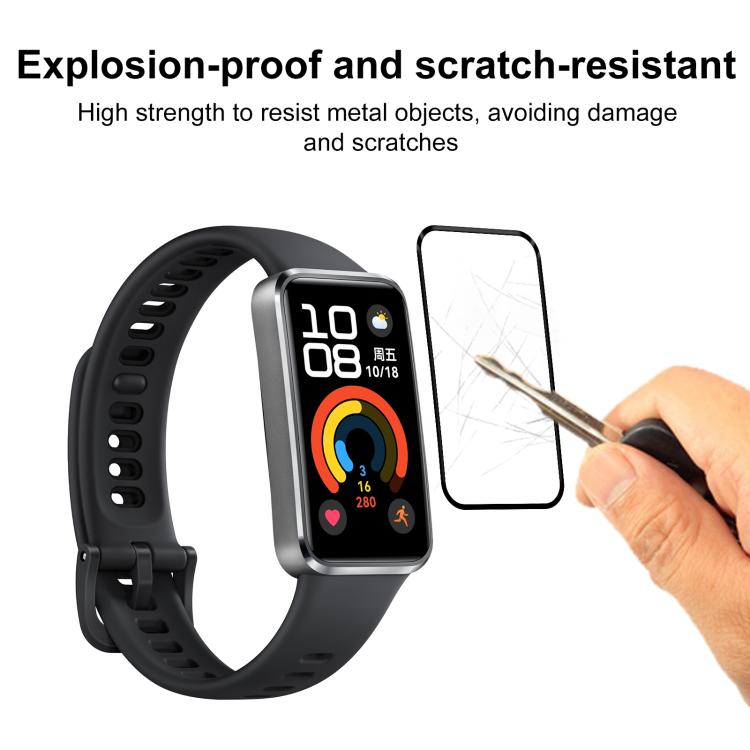 2pcs xDfind Curved 3D Composite Material Soft Film Screen Protector, For Huawei Band 10 NFC, For Huawei Band 10, For Huawei Watch Fit 3, For Huawei Band 9 NFC, For Huawei Band 9, For Huawei Band 8 NFC, For Huawei Band 8