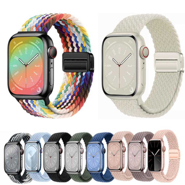 xDfind Magnetic Buckle Loop Woven Watch Band, For Apple Watch 46mm / 49mm / 45mm / 44mm, For Apple Watch 42mm / 41mm / 40mm / 38mm