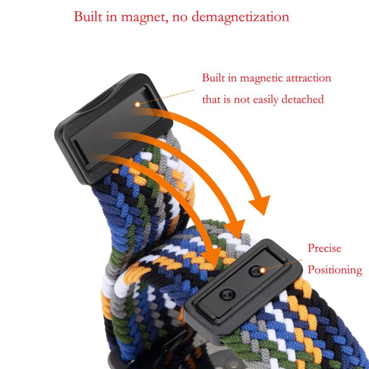 xDfind Magnetic Buckle Loop Woven Watch Band, For Apple Watch 46mm / 49mm / 45mm / 44mm, For Apple Watch 42mm / 41mm / 40mm / 38mm