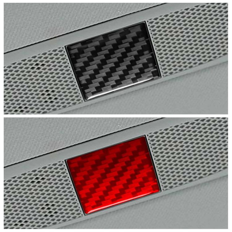 For Tesla Model 3 2019-2022 / Model Y 2019-2024 Carbon Fiber Car Emergency Light Button Decorative Sticker, For Tesla Model 3 2019-2022 / Model Y 2019-2024 Car Emergency Light Button