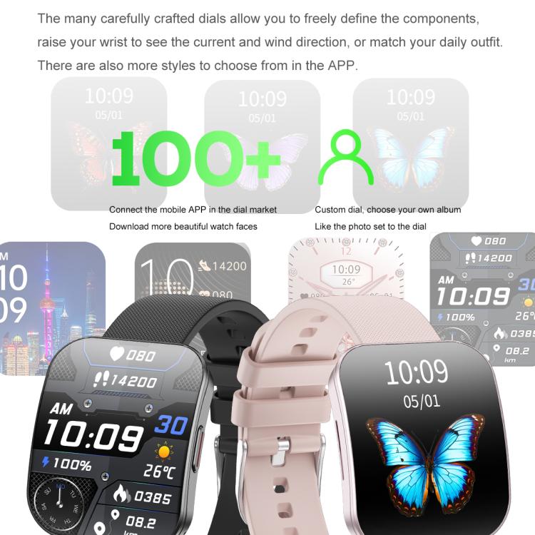 U17 1.85 inch Ultra-thin Curved Screen IP68 Sports Smart Watch