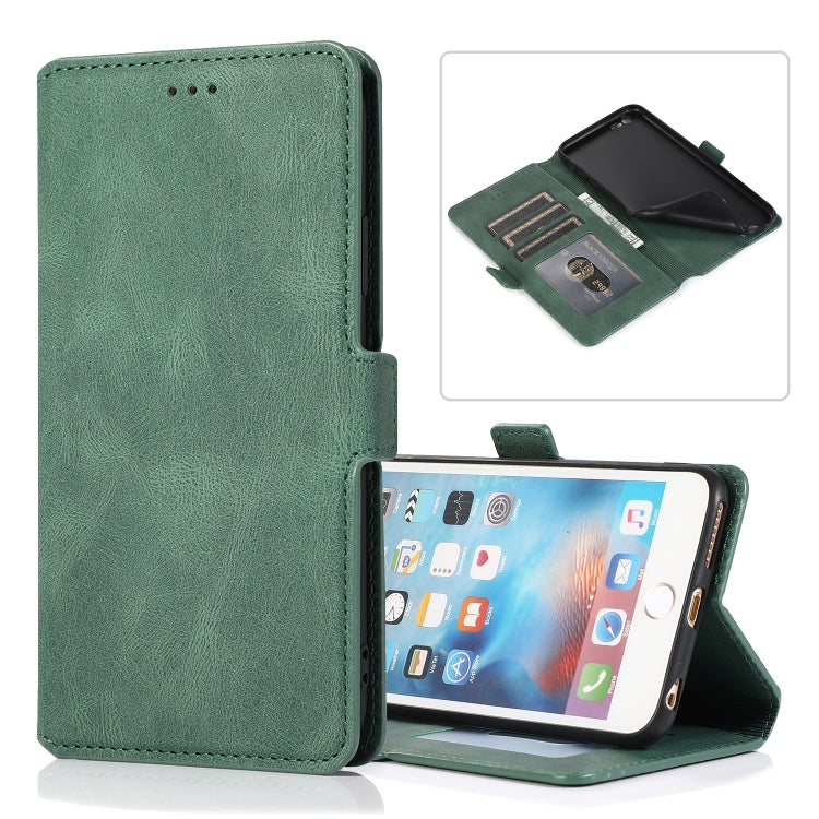 Retro Magnetic Closing Clasp Horizontal Flip Leather Case with Holder & Card Slots & Photo Frame & Wallet, For iPhone 6, For iPhone 6 Plus, For iPhone SE 2022 / SE 2020 / 8 / 7, For iPhone 8 Plus / 7 Plus