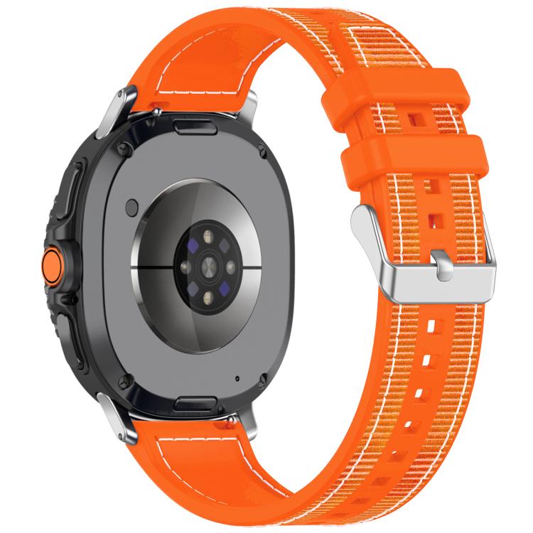 xDfind Hybrid Nylon Braid Silicone Watch Band, For Samsung Galaxy Watch 8 / 8 Classic 22mm