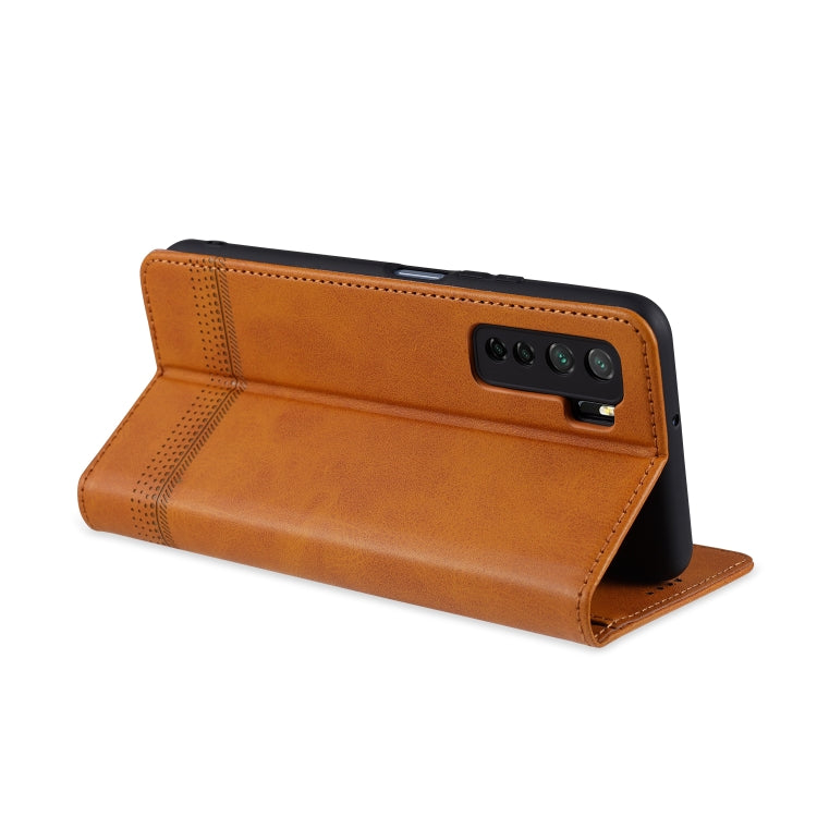 AZNS Magnetic Calf Texture Horizontal Flip Leather Case with Card Slots & Holder & Wallet, For Huawei Nova 7 SE, For Huawei Nova 7, For Huawei Enjoy 20, For Huawei Maimang 9
