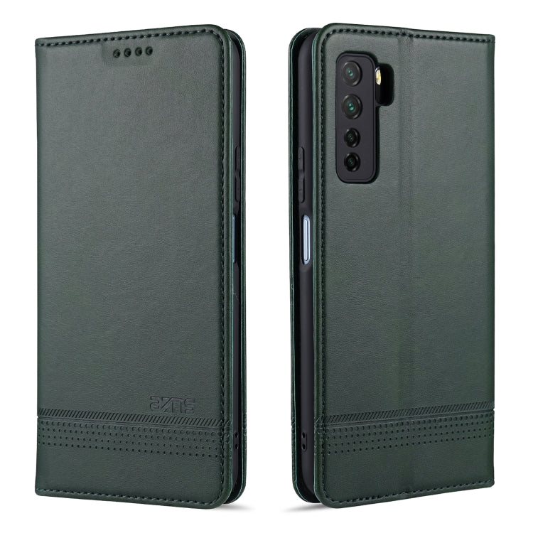 AZNS Magnetic Calf Texture Horizontal Flip Leather Case with Card Slots & Holder & Wallet, For Huawei Nova 7 SE, For Huawei Nova 7, For Huawei Enjoy 20, For Huawei Maimang 9