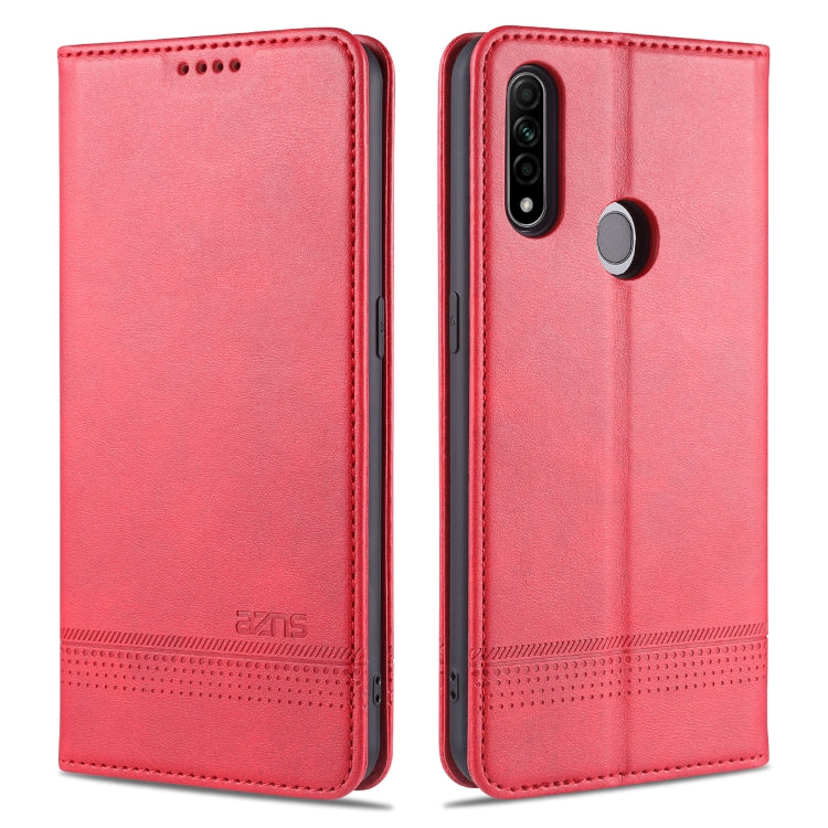 AZNS Magnetic Calf Texture Horizontal Flip Leather Case with Card Slots & Holder & Wallet, For Huawei Honor X10, For OPPO A9 (2020), For OPPO A31 / A8, For Samsung Galaxy S20